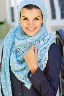 Ажурная косынка и ажурная шапочка