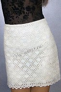 Юбка крючком «Шампань»