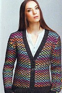 Женский цветной кардиган