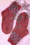 Носки с орнаментом