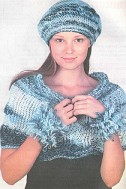 Берет, горжетка и манжеты