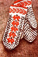 Варежки с орнаментом