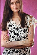 Топ из ленточного кружева