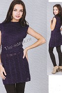 Туника с ажурным низом