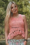 Персиковый топ
