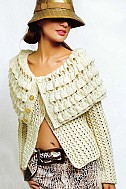 Вязание ажурного жакета