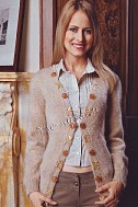 Жакет с вышитыми планками
