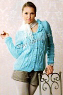 Бирюзовая кофточка