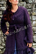 Фиолетовое пальто