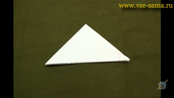 Оригами - Хлопушка из тетрадного листа, фото