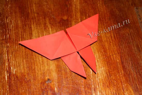 Бабочка в технике оригами (origami butterfly)