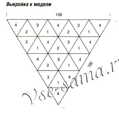 Платок из треугольников