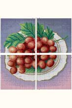 Виноград - Схема для вышивания крестиком