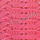 Узор с чередованием ажурных и плотных полос