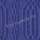 узор из кос со скрещенными петлями 2