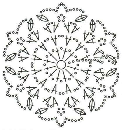 Схема к шестиугольному мотиву 44