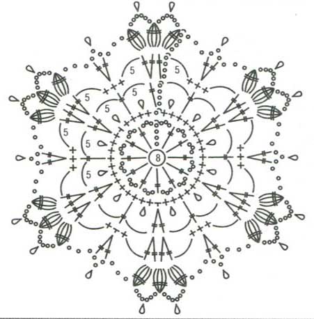 Схема к шестиугольному мотиву 51