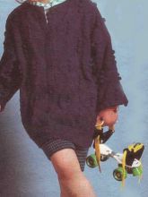 Куртка с узором из ромбов