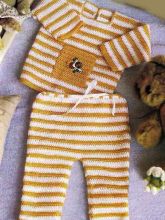 Полосатые джемпер и штанишки
