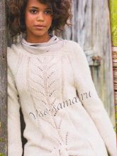 Пуловер с завязками, фото