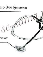Фриволите, выполненное шнуром