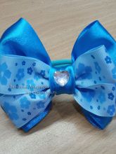 МК - Бантик из атласной ленты Двойной, двухъярусный, фото МК - Бантик из атласной ленты Двойной, двухъярусный, фото