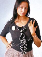 Декорирование черного жакета