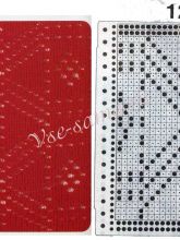 Узор 125 - Ложный ажур и перфокарта для вязальной машины Brother