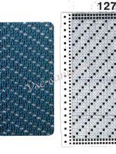 Узор 127 - Ложный ажур и перфокарта для вязальной машины Brother