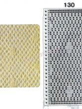 Узор 130 - Ложный ажур и перфокарта для вязальной машины Brother