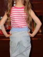 Бриджи или вторая жизнь рубашки, вид сзади