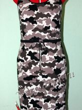 Платье камуфляжное, перед