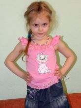 Розовый топ