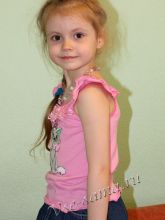 Розовый топ, сбоку