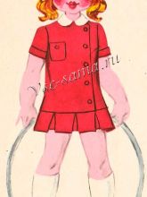 Платье с асимметричной застежкой