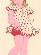 Платье из хлопчатобумажной ткани