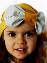 Шьем бандану для девочки