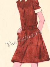 Платье из вельвета