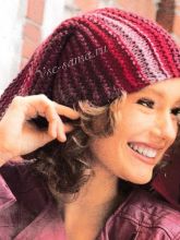 Связанный в поперечном направлении берет, фото