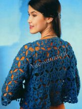 Болеро из цветочных мотивов, фото