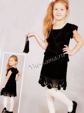 Детское платье крючком, фото