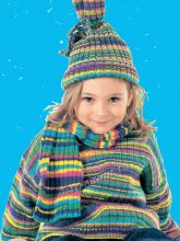 Выкройка для вязания пуловера, фото