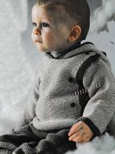 Кофта с капюшоном для малыша, фото