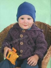 Кофточка фиолетовая с капюшоном, фото