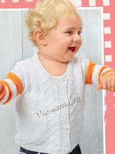 Модный жакет для малыша спицами, фото