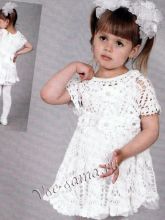 Нарядное белое платье,  фото