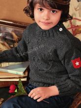 Пуловер детский с вышивкой, фото