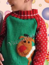 Свитер с оленем, фото