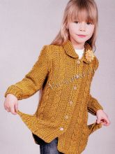 Теплая кофта для девочки, фото