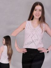 Топ для девочки белого цвета, фото